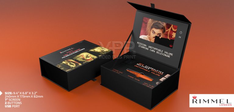Video Presentation Boxes, Video Packaging, Video Boxes, Video Box, Video LCD screen in a box.