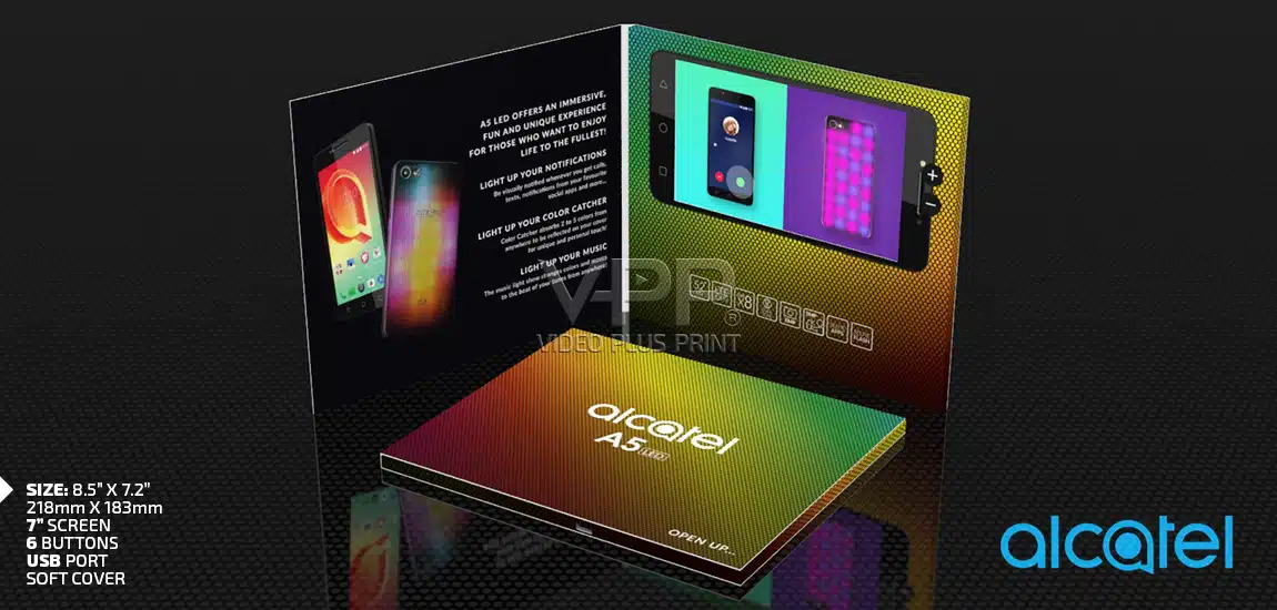 Stack of personalized Video Brochures