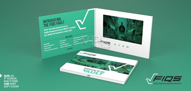 Video Brochure with corporate training content.