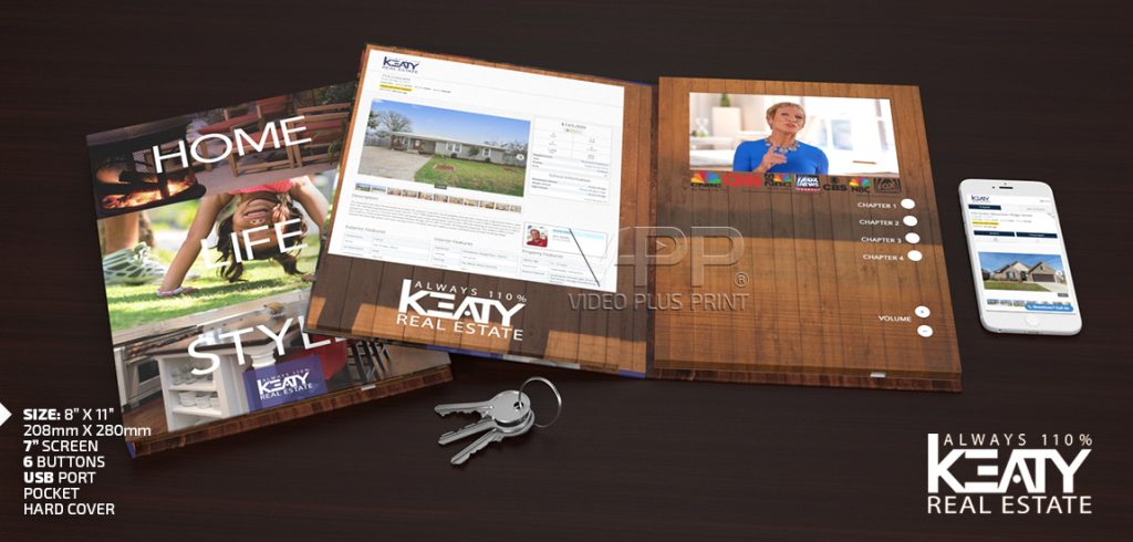 Customizable Video Folder with full branding options.